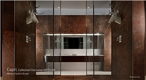Oak Bamboo Quartzite Bathroom Design