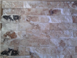 White with Darks Parts Antique Travertine Ledge Stone White with Darks Parts Antique Travertine Ledge Stone