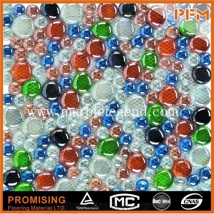 Beautiful Wall and Floor Diamond Mosaic, Gold Color Glass Mosaic Tile,Glass Mosaic Picture Pattern for Swimming Pool