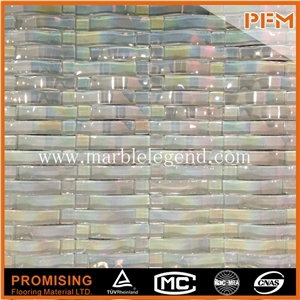 Beautiful Wall and Floor Diamond Mosaic, Gold Color Glass Mosaic Tile,Glass Mosaic Picture Pattern for Swimming Pool