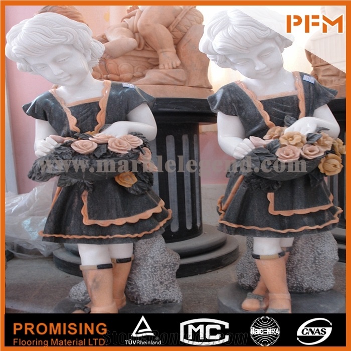 Blended Marble Sculptured Statue /Western/European Customized Figure Human/Animal/ Hand Carving/For Outdoor/Garden
