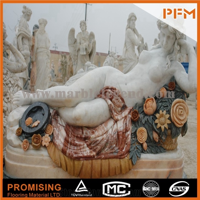 Blended Marble Sculptured Statue /Western/European Customized Figure Human/Animal/ Hand Carving/For Outdoor/Garden