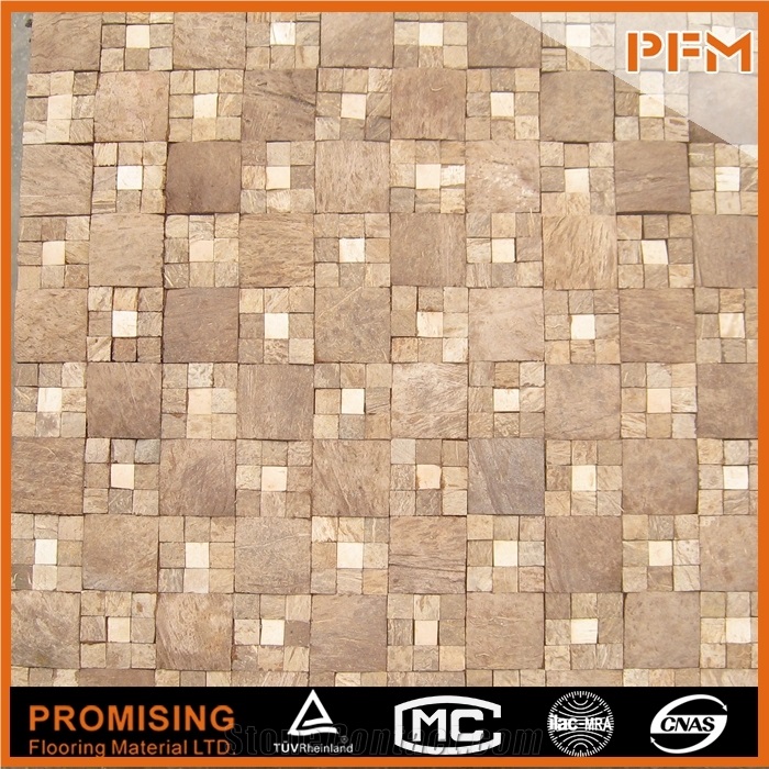 Chinese Popular Polished Marble Mosaic Pattern/305*305mm/Customized Size/ Best Quality/Wall Covering/Interior Decoration for Kitchen & Bathroom Background