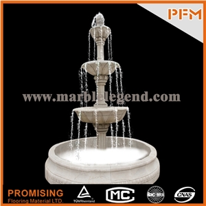 Chinese Pure White Marble Sculptured Fountain/Western/European Customized Figure Chinese Pure White Marble Sculptured Fountain/Western/European Customized Figure