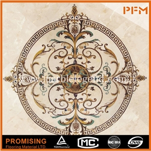 Dark Emperador/Crema Marfil/Honey Onyx/India Green/Lapis New Design Polished Marble Inlay Marble Medallion,Marble Pattern&Border