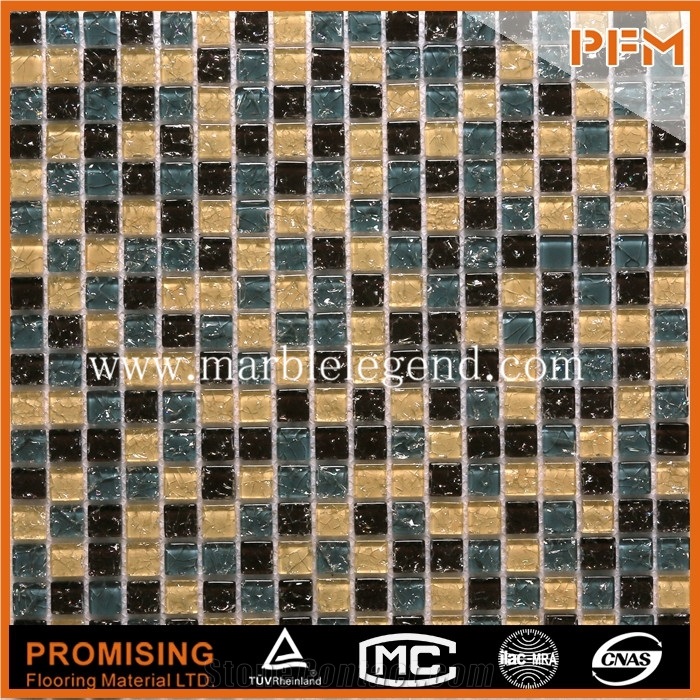 Factory with Competitive Price Glass Mosaic Tile,High Quality Crystal Glass Mosaic Tile China Price,