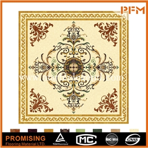 Golden Year/Rosso Verona/Crema Marfil/Dark Emperador/India Green/Onyx Green Marble Waterject Pattern &Flooring Customize Best Quality Marble Medallion