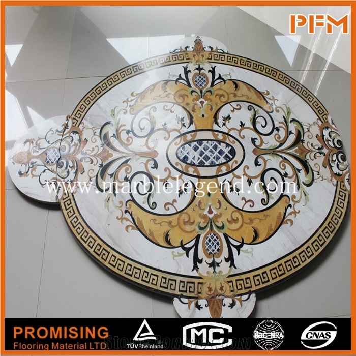 Honey Onyx,Ariston,Onyx Green,Solalite,Rosso Verona 2015 New Style Round Elegant Marble Inlay,Marble Medallion Cnc Cut Medallion