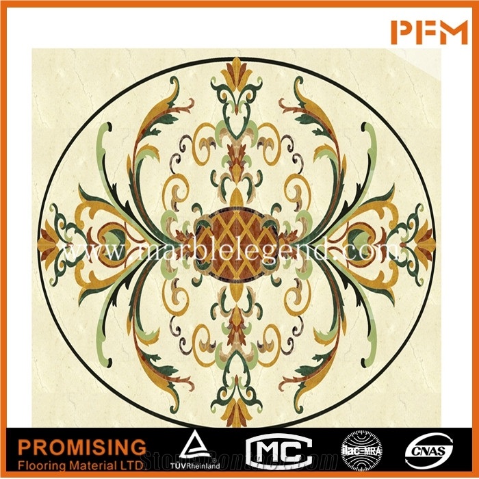 Honey Onyx,Ariston,Onyx Green,Solalite,Rosso Verona 2015 New Style Round Elegant Marble Inlay,Marble Medallion Cnc Cut Medallion