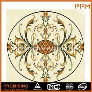 Honey Onyx,Ariston,Onyx Green,Solalite,Rosso Verona 2015 New Style Round Elegant Marble Inlay,Marble Medallion Cnc Cut Medallion