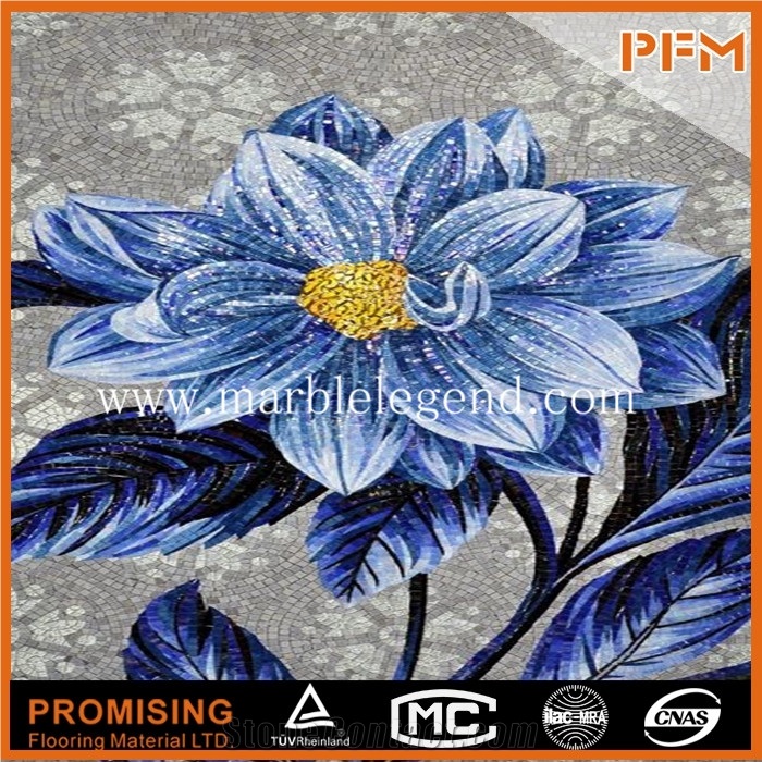 Hot Sale Mosaics Good Quality Oriental White Glass Mosaics Mosaics Patterns,Noble Swimming Pool Mosaic Pattern ,Sunflower Mosaic Pattern for Hand Cutting