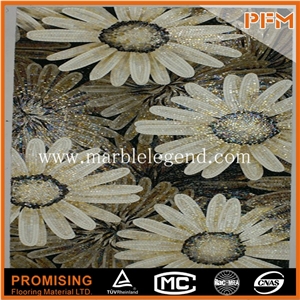 Hot Sale Mosaics Good Quality Oriental White Glass Mosaics Mosaics Patterns,Noble Swimming Pool Mosaic Pattern ,Sunflower Mosaic Pattern for Hand Cutting