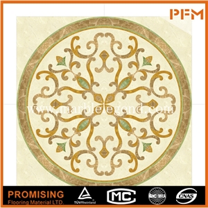 Light Emperador/Golden Year/Crema Marfil/Onyx Green Round Shape Beige Polished Customize Marble Inlay,Marble Medallion,Marble Patter for House