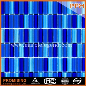 Luxuriours Mosaic, Resin Mix Glass Mosaic 8mm Thicness,Glass Mosaic for Swimming Pool Tile,Hand Painted Crystal Glass Mosaic 25x25x4mm
