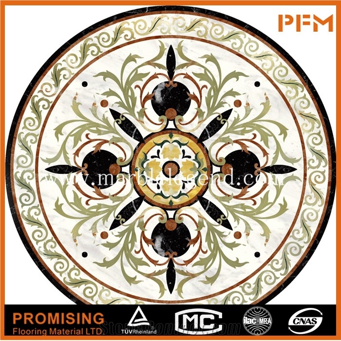 Onyx Green/Ariston/ Dark Emperador/Margiua Polished Round Marble Pattern for House