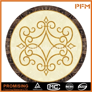 Onyx Green/Ariston/ Dark Emperador/Margiua Polished Round Marble Pattern for House