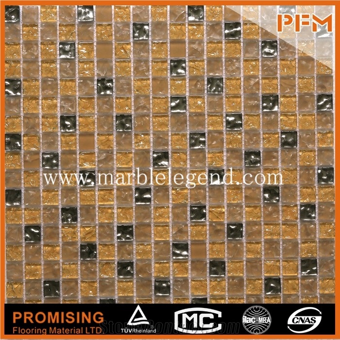 The Best Quality Most Beautiful Glass Mosaic for Bathroom and Swimming Pool Decoration ,For Mosaic Pattern