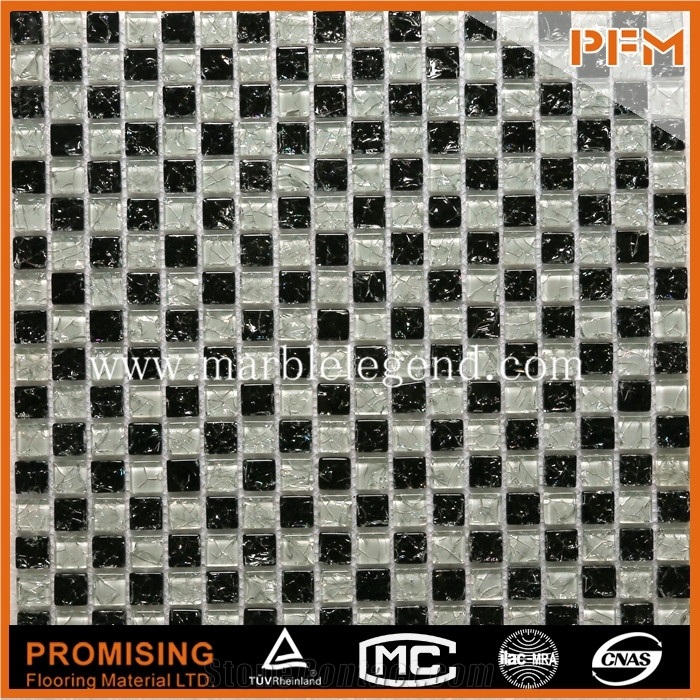 The Best Quality Most Beautiful Glass Mosaic for Bathroom and Swimming Pool Decoration ,For Mosaic Pattern
