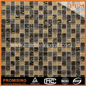 The Best Quality Most Beautiful Glass Mosaic for Bathroom and Swimming Pool Decoration ,For Mosaic Pattern