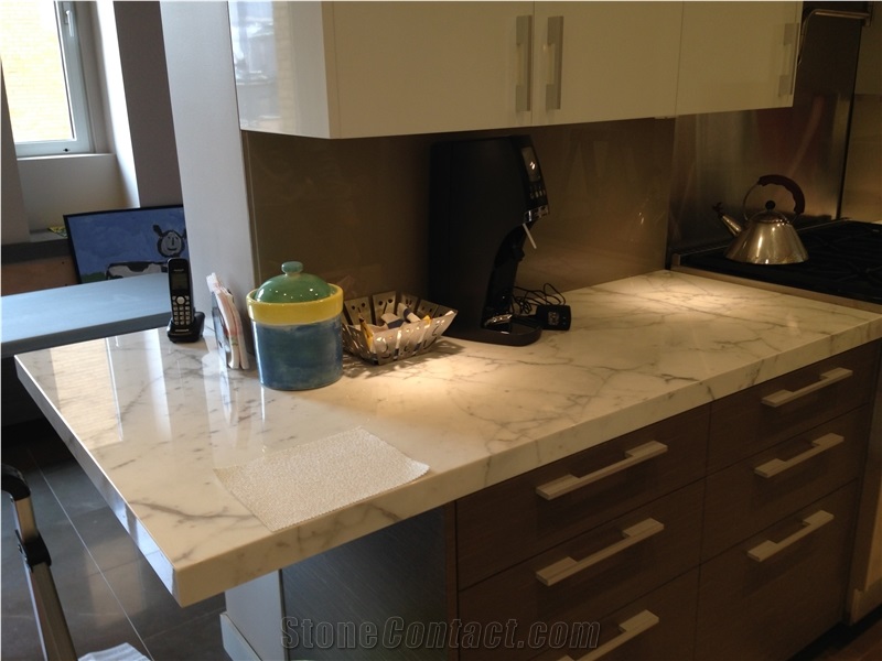 Calacatta Marble Kitchen Counters