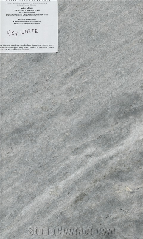 Sky White Marble