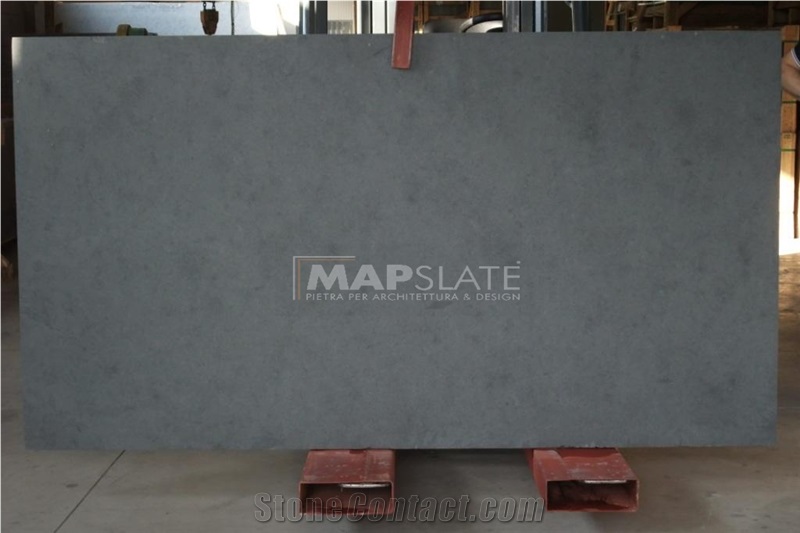 Ardesia Fontanabuona Black Slate Slabs