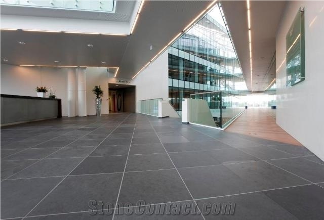Ardesia Fontanabuona Black Slate Slabs