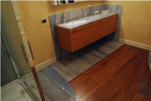 Quartzite Azul Macaubas Custom Vanity Tops
