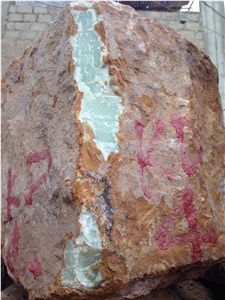 Afghan Green Onyx Block, Afghanistan Green Onyx