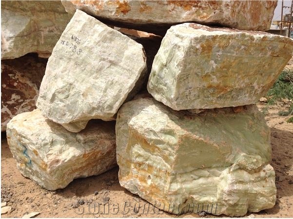Afghan Green Onyx Block, Afghanistan Green Onyx