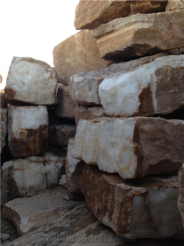 Afghan White Onyx Blocks