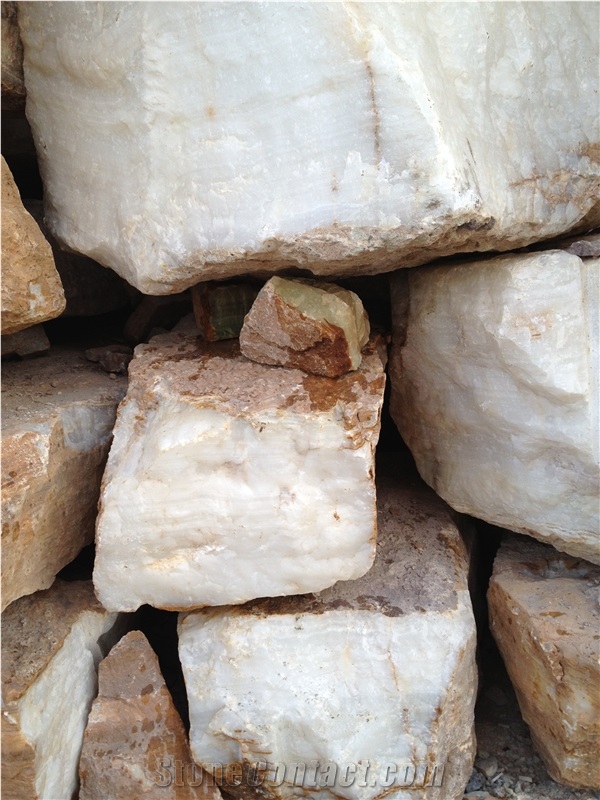 Afghan White Onyx Blocks
