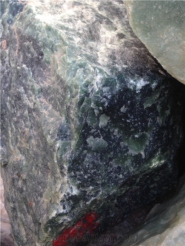 Jade Nephrite Stone Block
