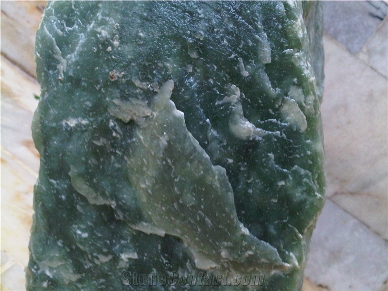 Jade Nephrite Stone Block