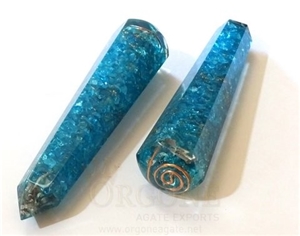 Blue Orgone Energy Faceted Massage Wands Orgone Energy-Orgonite Massage Wholesale Orgonite-Orgone Blue Orgone Energy Faceted Massage Wands Orgone Energy-Orgonite Massage Wholesale Orgonite-Orgone