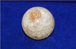Crystal Quartz Orgonite Ball Orgone-Orgone Energy-Wholesaler-Manufacuter-Supplier-Exporter- Of All-Agate-Orgonite-Product