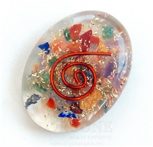 Mix Chakra Orgone Energy Oval Orgone Energy-Orgonite Chakra Oval Supplier-Manufacturer-Wholesaler