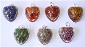 Orgone Heart Pendant Chakra Set Chakra Orgonite Heart Pendant Set Chakra Wholesale Sets Orgone Heart Pendant Chakra Set Chakra Orgonite Heart Pendant Set Chakra Wholesale Sets
