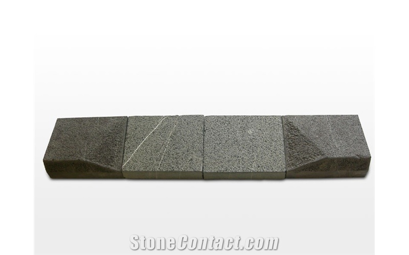 Negro Calatorao Special Pieces Kerbstone Limestone, Black Spain Calatorao Limestone Kerstone