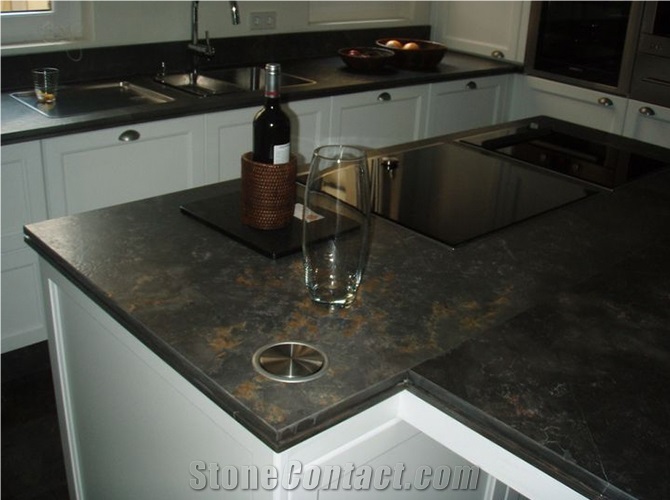 Negro Calatorao Marble Countertops