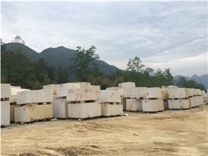 China Beige Marble Block Own Quarry Light Marble with Good Quality