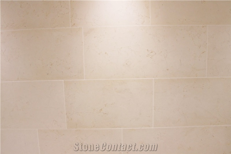 Crema Perlino Honed Marble Tiles