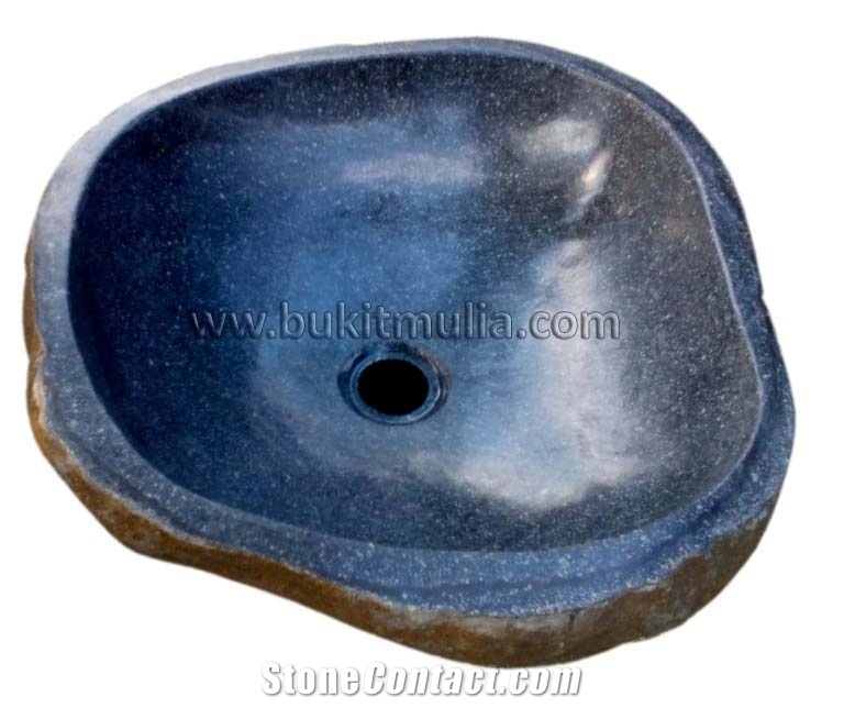 Indonesia Natural Grey Riverstone Sinks & Basin