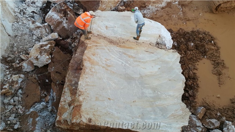Beige Limestone Of Turkey Blocks