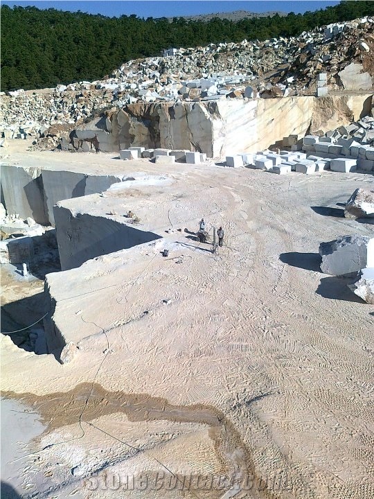 Mugla White Marble Block, Turkey White Marble