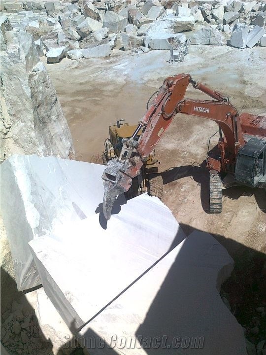 Mugla White Marble Block, Turkey White Marble