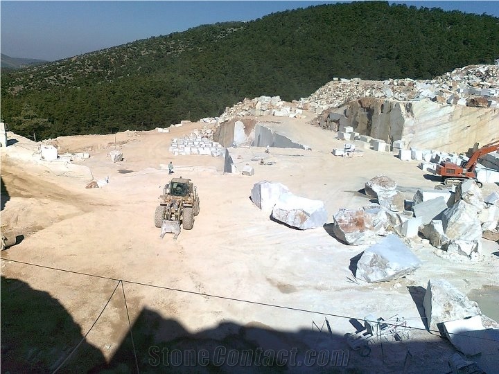 Mugla White Marble Block, Turkey White Marble