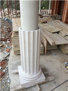 Maljat Limestone Columns, Beige Limestone Columns Maljat Limestone Columns, Beige Limestone Columns