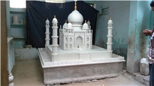 White Inlay Taj Mahal from India
