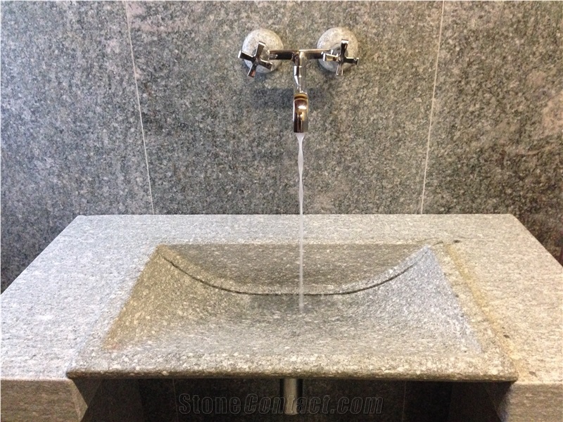 Sinks Carved Pietra Di Luserna Stone